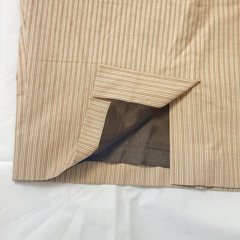 Barneys New York Womens Brown Striped Pencil Skirt Size 6 - Picture 8 of 16